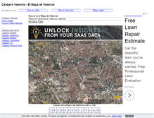 Tablet Screenshot of callejero-valencia.es